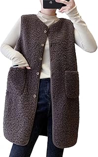 TAOSGARA ボアベスト ジレ レディース フリースジャケット ショート丈 アウター もこもこ ふわふわ ポケット付き 無地 普段着 お洒落 秋 冬