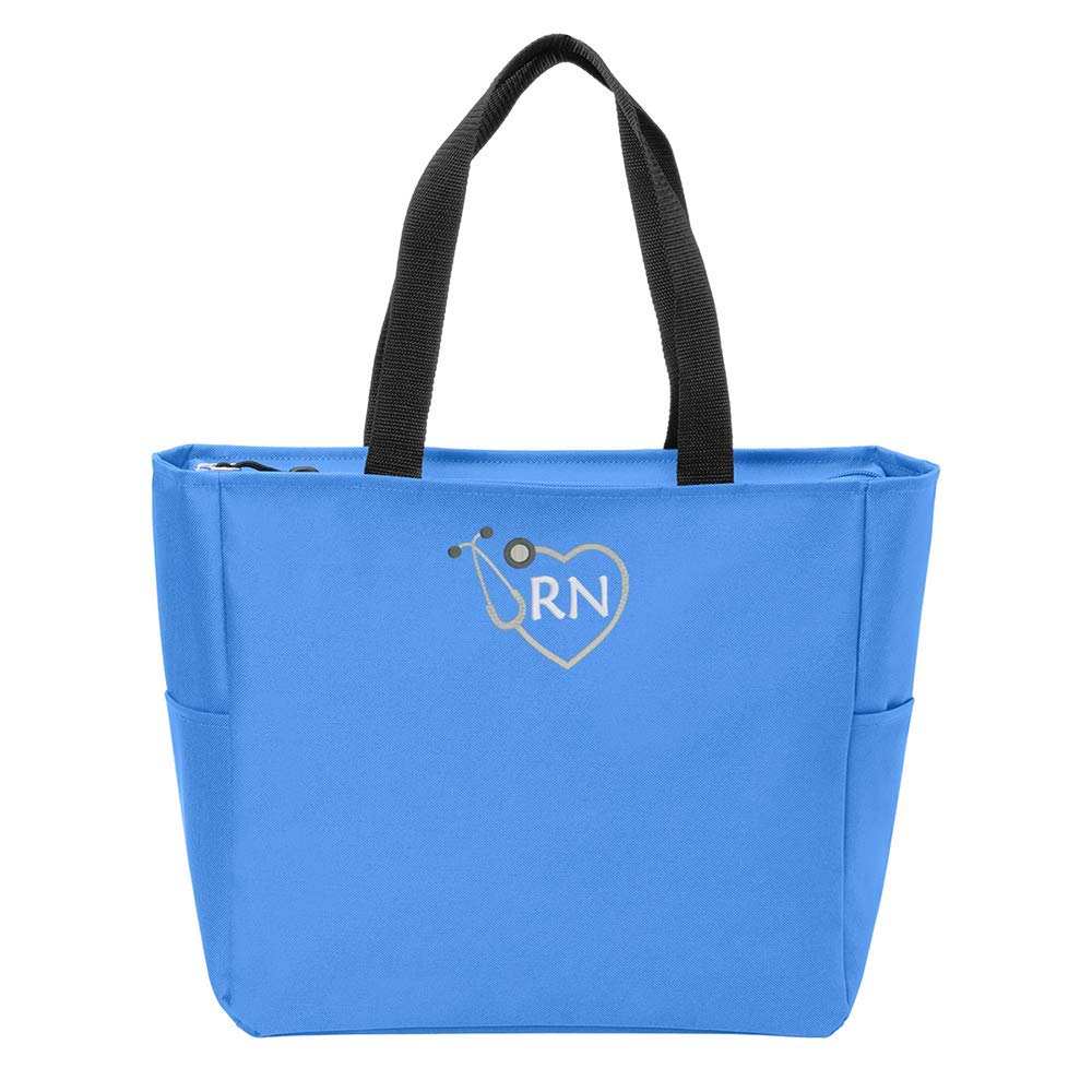 The Crafty Engineer RN Nurse Tote Bag (Marina Blue)