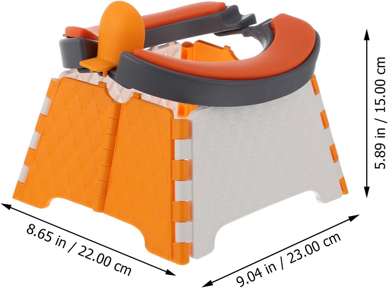 LABRIMP Foldable Portable Potty Toilet with Cleaning Bags Lightweight Compact Travel Toilet for Car and Outdoor Use Safe Foldable Training Potty for Boys