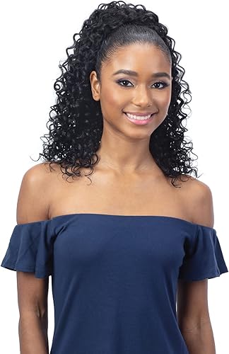 FreeTress Organique Cola de caballo con cordón Sunny Deep 14" (OTCOPPER)