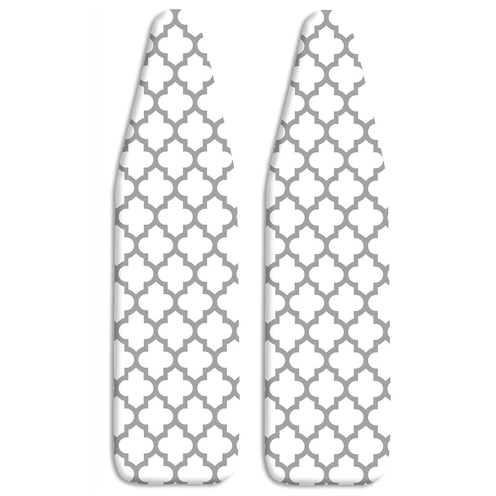 Funda para tabla de planchar de algodón extragruesa, acolchada y resistente al calor, protector de repuesto para planchar sin esfuerzo, 137 x 38 cm