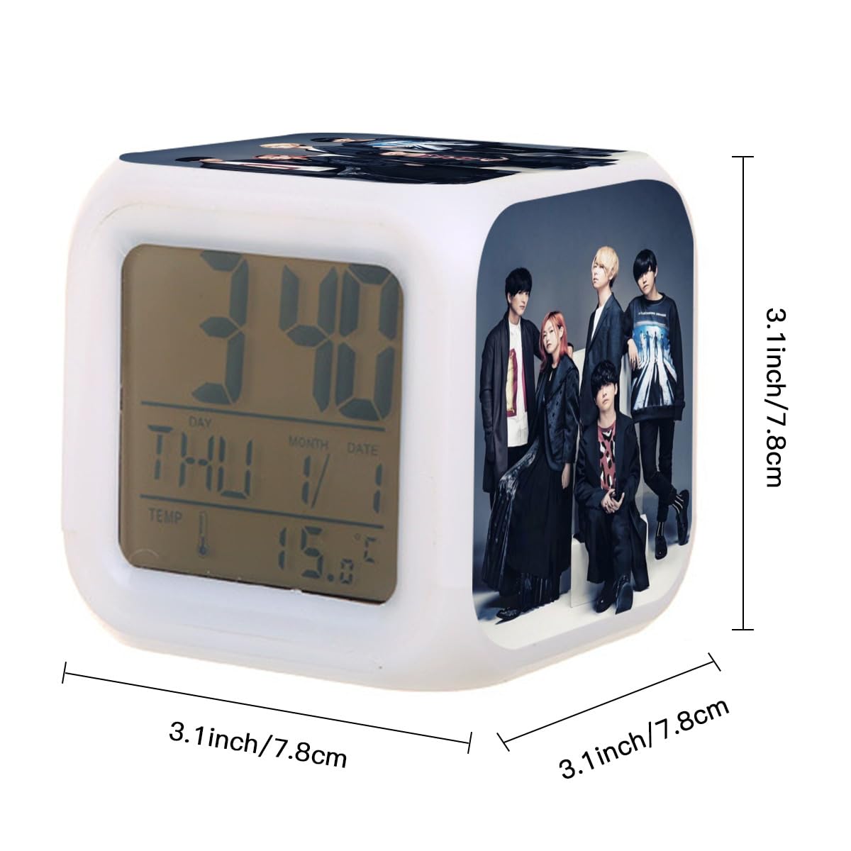 Mrs.GREEN APPLE ボイス入り目覚まし時計 Mrs. GREEN APPLE ボイス入り目覚まし時計 ローソンミセス