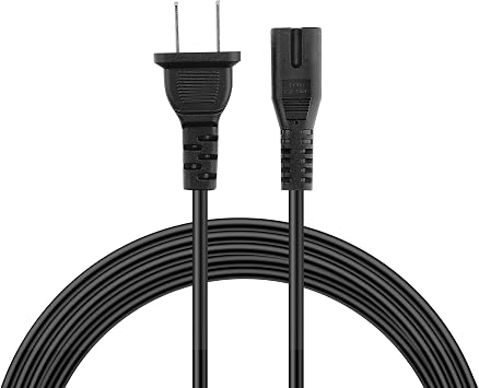 AC Power Cord Compatible with Sony SCPH-1000 SCPH-5000 5500 7000 7500 9000 PlayStation 1 PS1