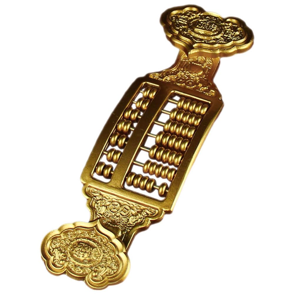 Amazon.com: Zerodeko Brass Abacus Sculpture Chinese Ruyi Feng Shui