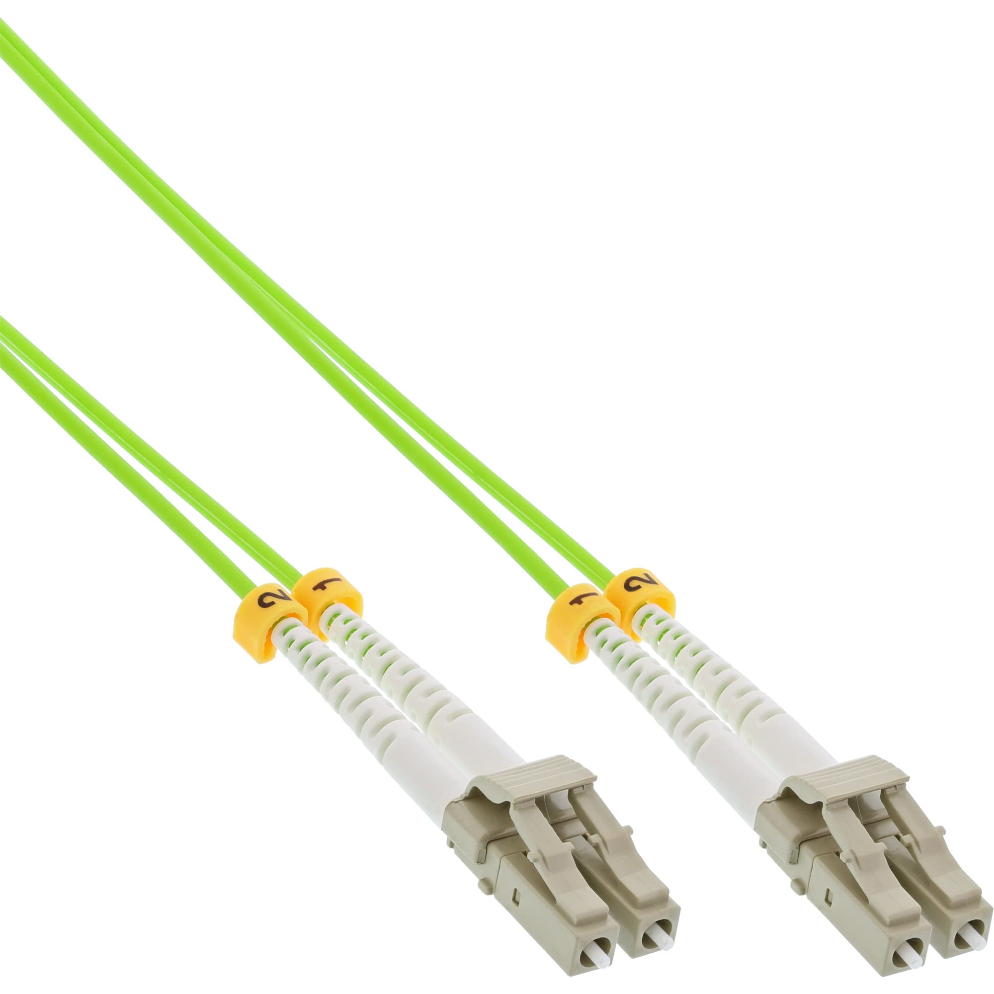 InLine® 88544Q LWL Duplex Cable LC/LC 50/125 µm OM5 0,5 m