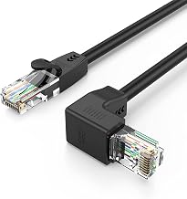 CAT6 LAN Cable, CableCreation CAT6 Ethernet Patch Cable 50U Gold Plated | LAN Cable Black 3.3 ft (1