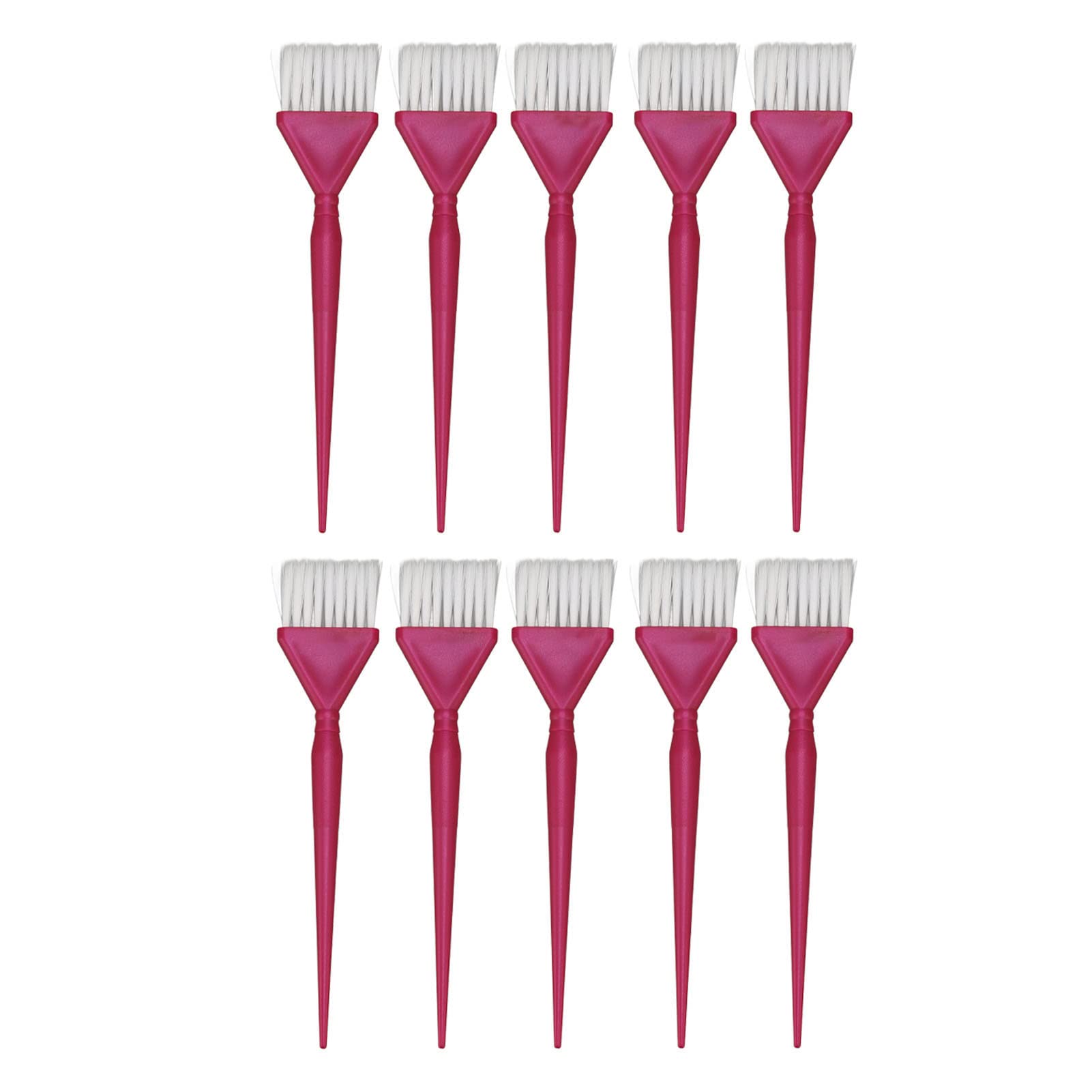Set di pennelli per capelli 10 pezzi, manico ergonomico, applicatore per tinta, pennello per tinture per capelli per salone di bellezza (S)