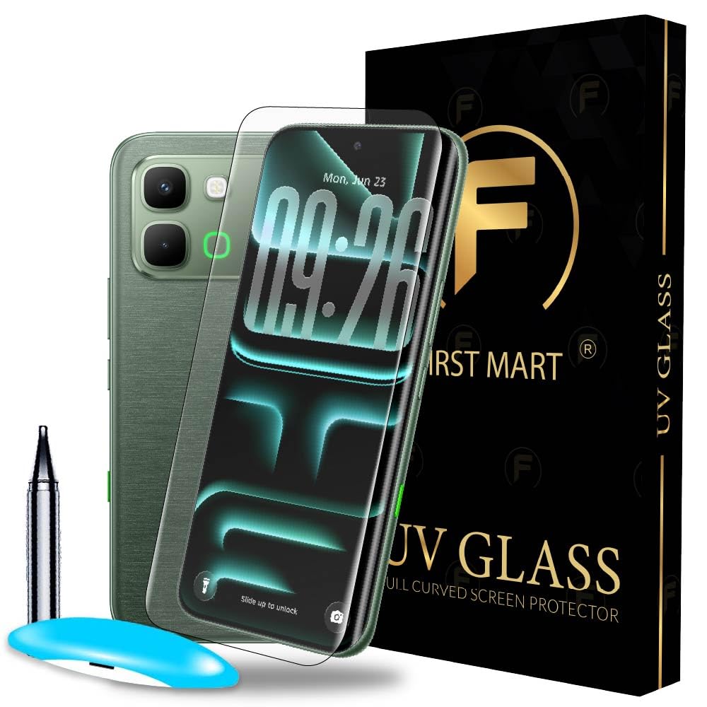 FIRST MART Military-Grade UV Tempered Glass for Infinix Note Edge 5G (6.78 Inches) With Edge to Edge Full Screen Coverage and Easy Installation Kit |Crystal Clear-image-16