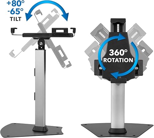 Miniatura 21 de Mount-It! Quiosco universal antirrobo del soporte del piso de la tableta - Soporte de piso del quiosco ajustable en altura - Soporte de montaje