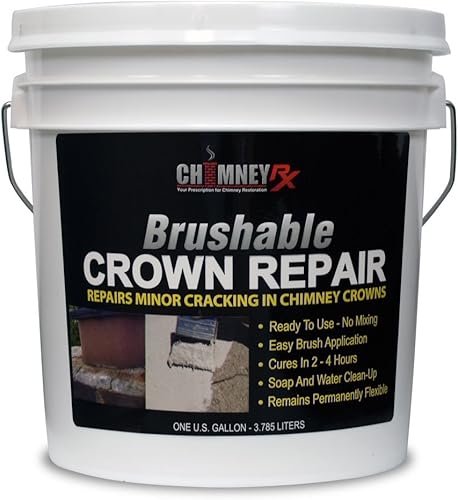 Brushable Crown Repair reparador de chimeneas, 1 galón