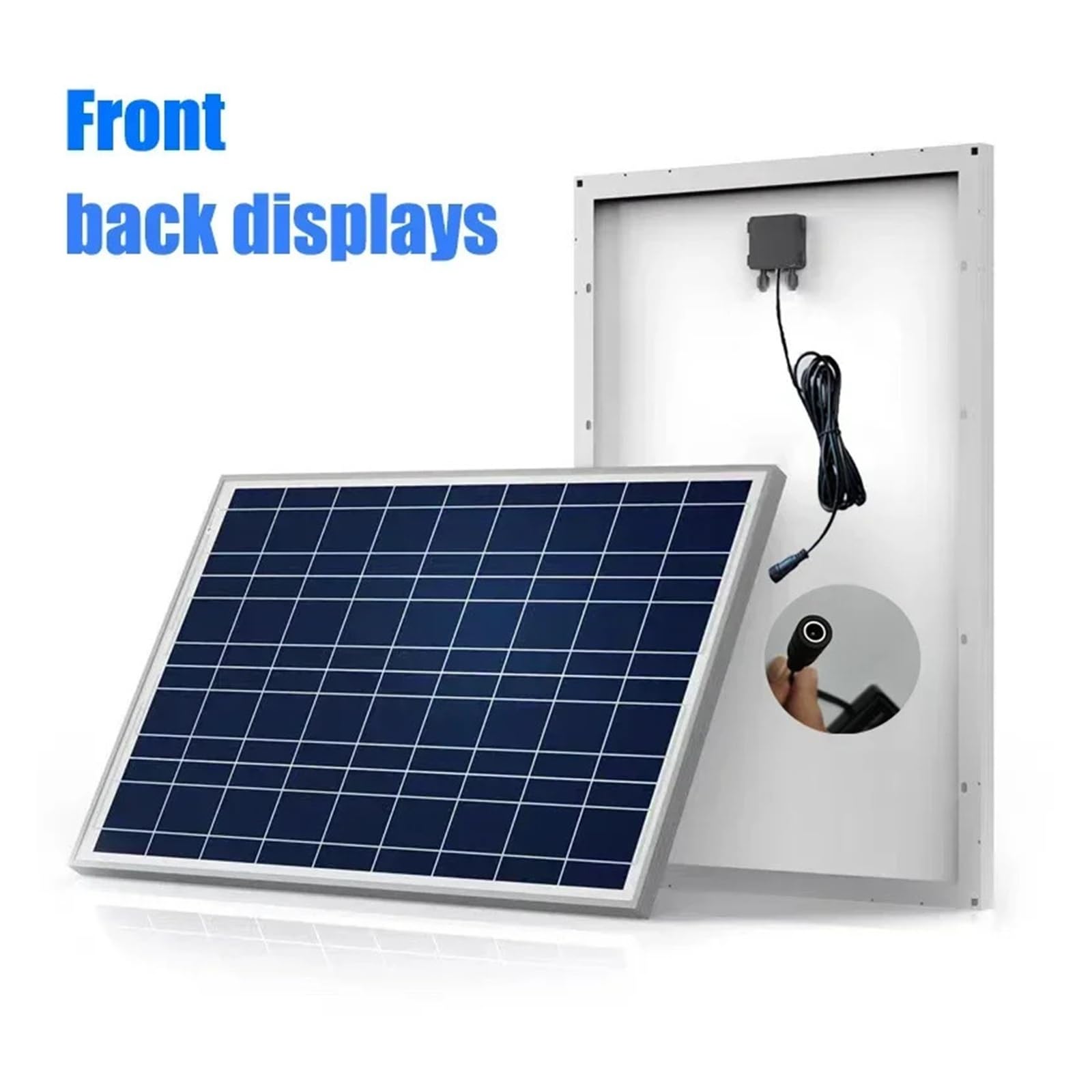 Kit de panel solar fotovoltaico de 1000W, 500W, 12V, cargador de panel solar con controlador 100A, adecuado for baterías rápidas en hogares/camping/RV(2PC Controller kiTS)