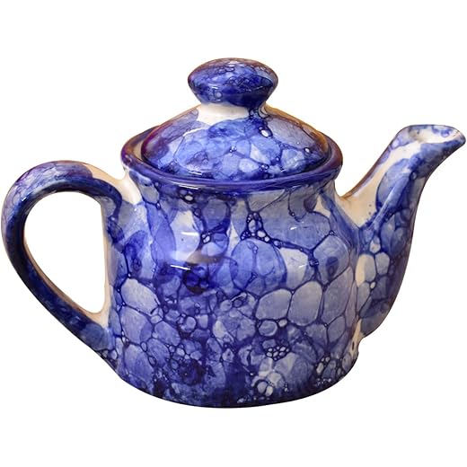 KunhaR Ceramic Teapot Blue Luster 300ml 300 ml