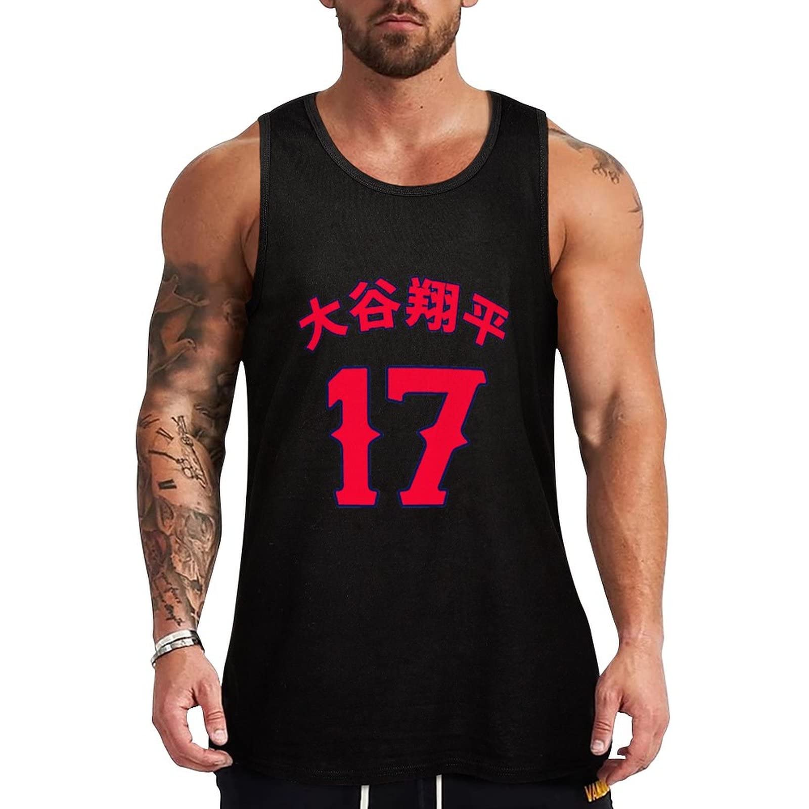 デサント　大谷翔平着用　Mサイズ ノースリーブ　トレーニングウェア Amazon.co.jp: メンズ タンクトップ 大谷翔平 SHOHEI OHTANI 綿