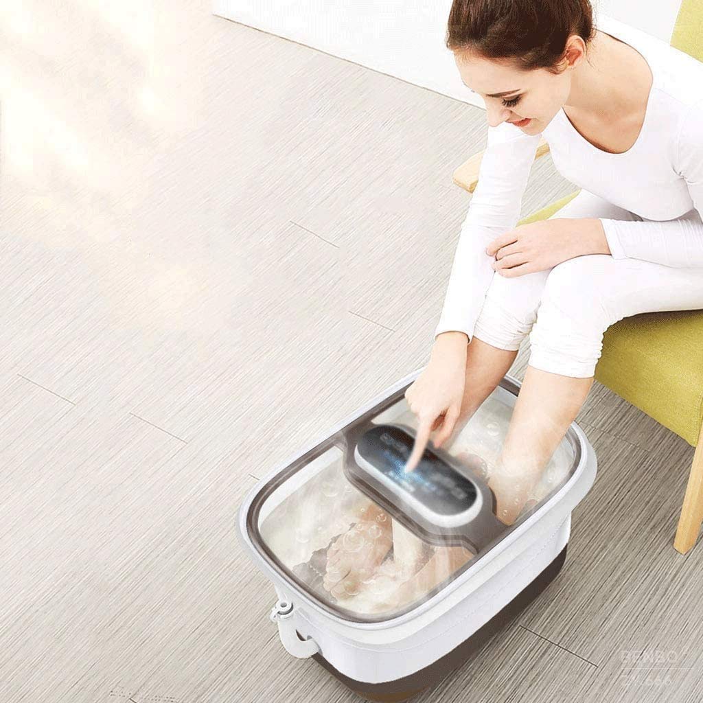 Foot Massager de la máquina con Calor, Shiatsu Profundo Amasar, Squeeze, aliviar malestares pie de la Fascitis Plantar, Tiempo y Control del Temperamento, Inicio Pie Bañera