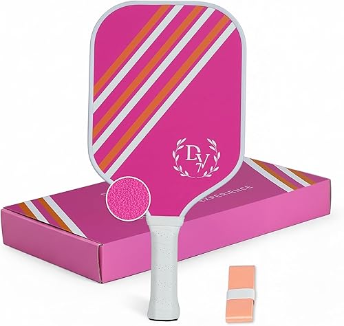 Paletas de pickleball rosadas  Juego de paletas de pickleball texturizadas ligeras y elegantes para mujeres  Regalo perfecto para ella  Elegante
