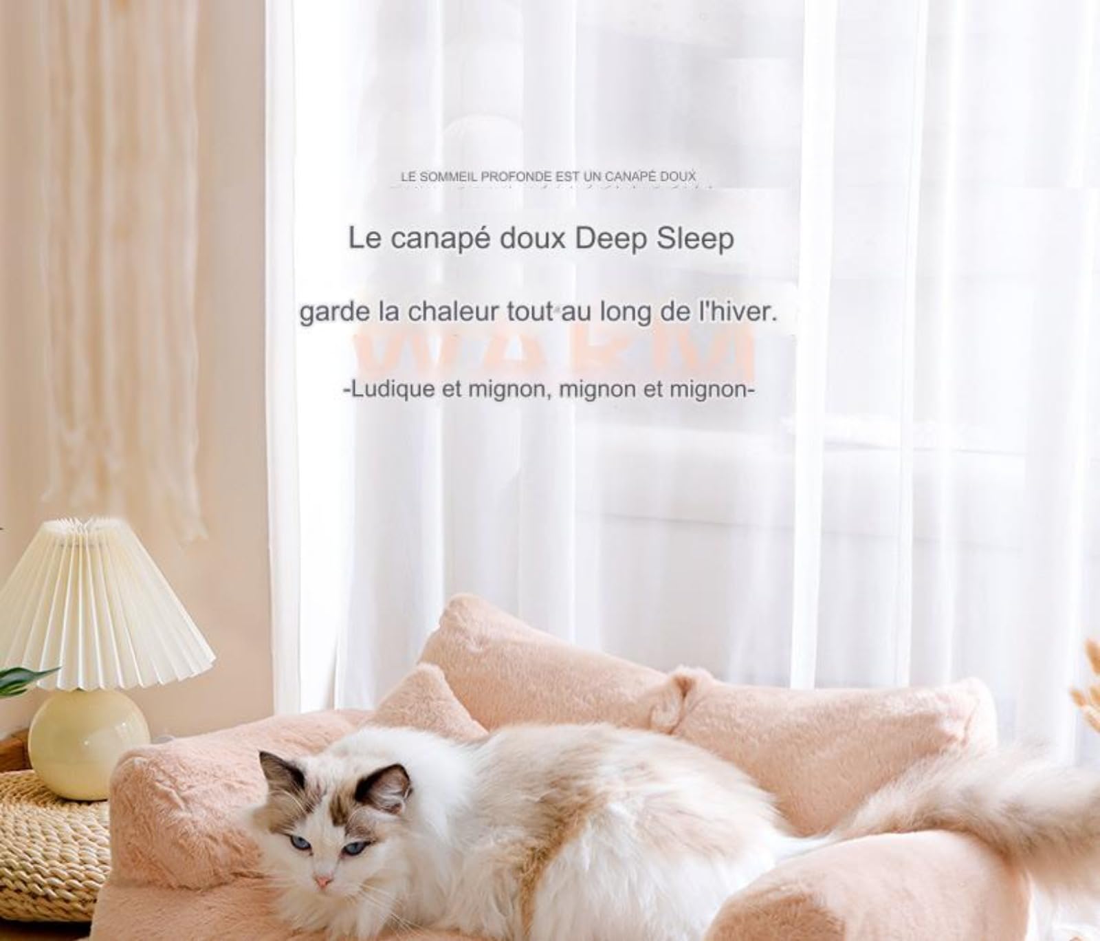 Sofá y Sillón para Perro, Sofá para Perro, Sofá para Gato, Sofá Cama Suave y Calmante Sofá Sofá para Mascotas con Extraíble y Lavable