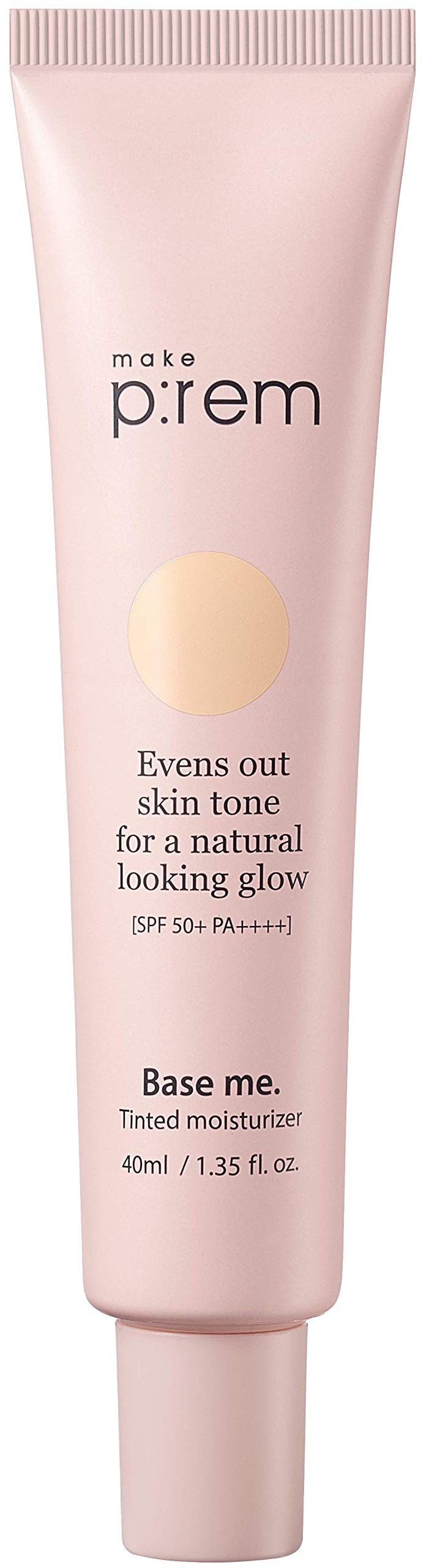 [make p:rem] Base me. Tinted moisturizer | tinted face moisturizer | tinted moisturizer for face with spf | lightweight formula with SPF 50 | 40ml, 1.35 fl.oz. | MAKEP:REM makeprem