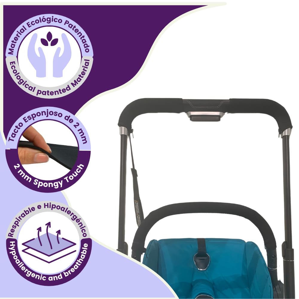 PROTEC TIF Set Neopren-Lenkergriffe und Griff, kompatibel mit CYBEX E-PRIAM