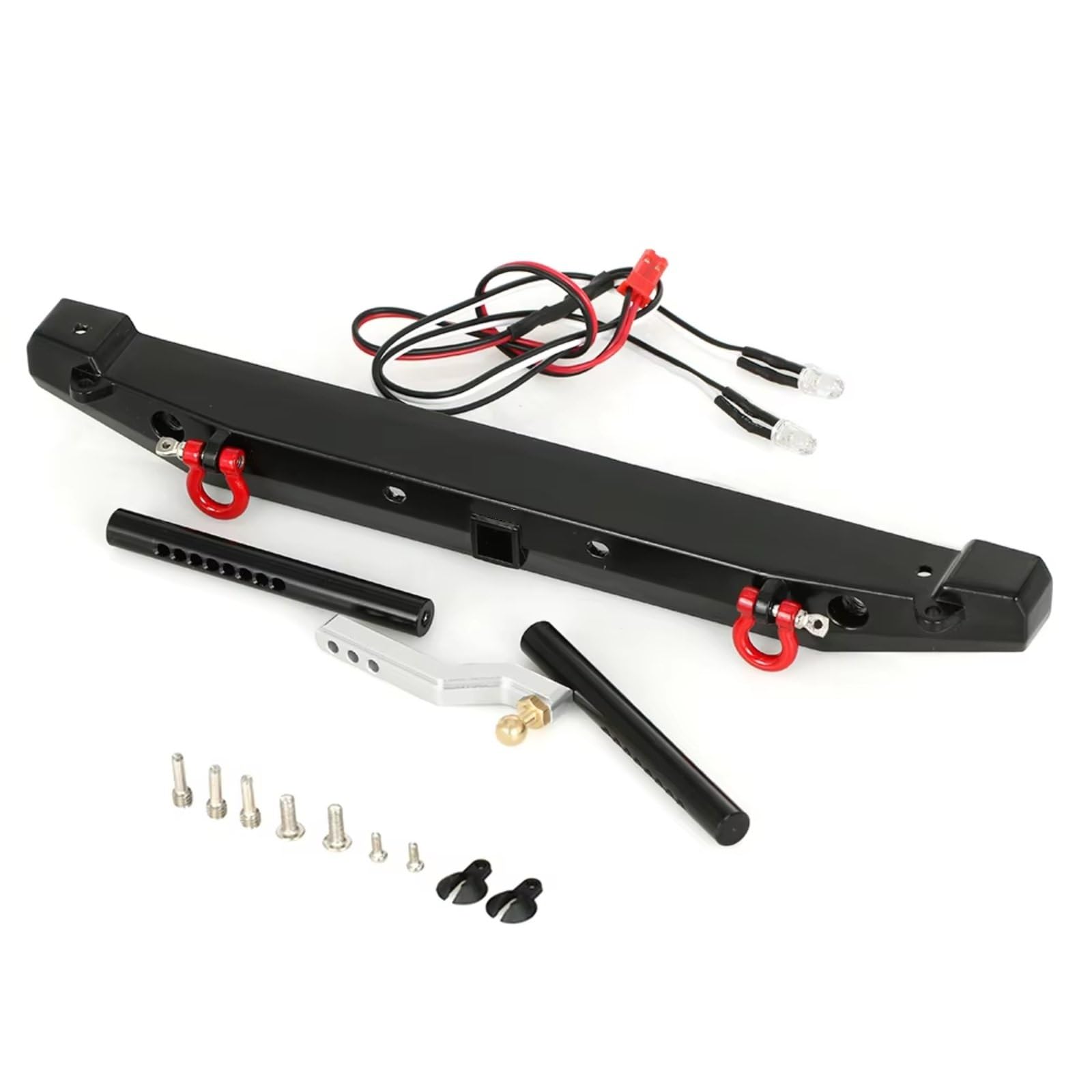 Per Axial Per SCX10 II 90046 Per Traxxas Per TRX4 1/10 Paraurti Posteriore In Alluminio RC Crawler Parti Automobili Aggiornamenti Accessori Sostituzioni Accessori