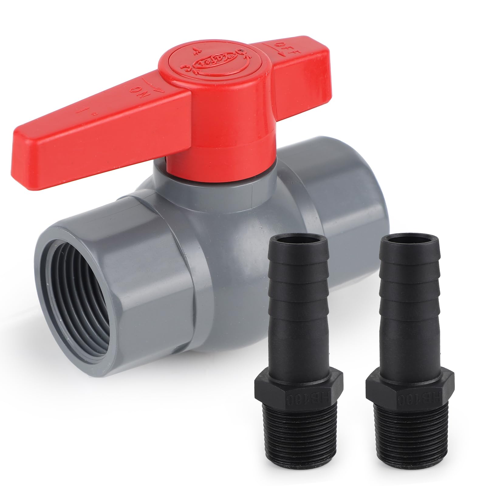 Valvola A Sfera In PVC, Valvola Per Tubi Dell'acqua In Plastica U-PVC - Foto 6