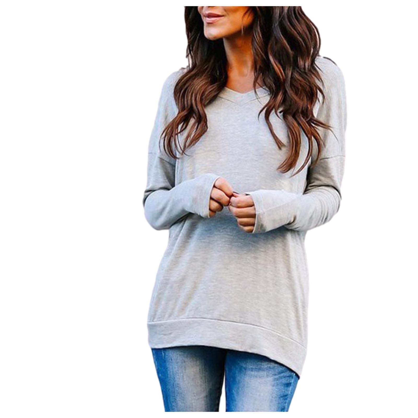 Gildan Men's Ultra Cotton Long Sleeve T-Shirt - 100% Cotton Crew Neck, Plain (Carolina Blue, Medium) - View #9