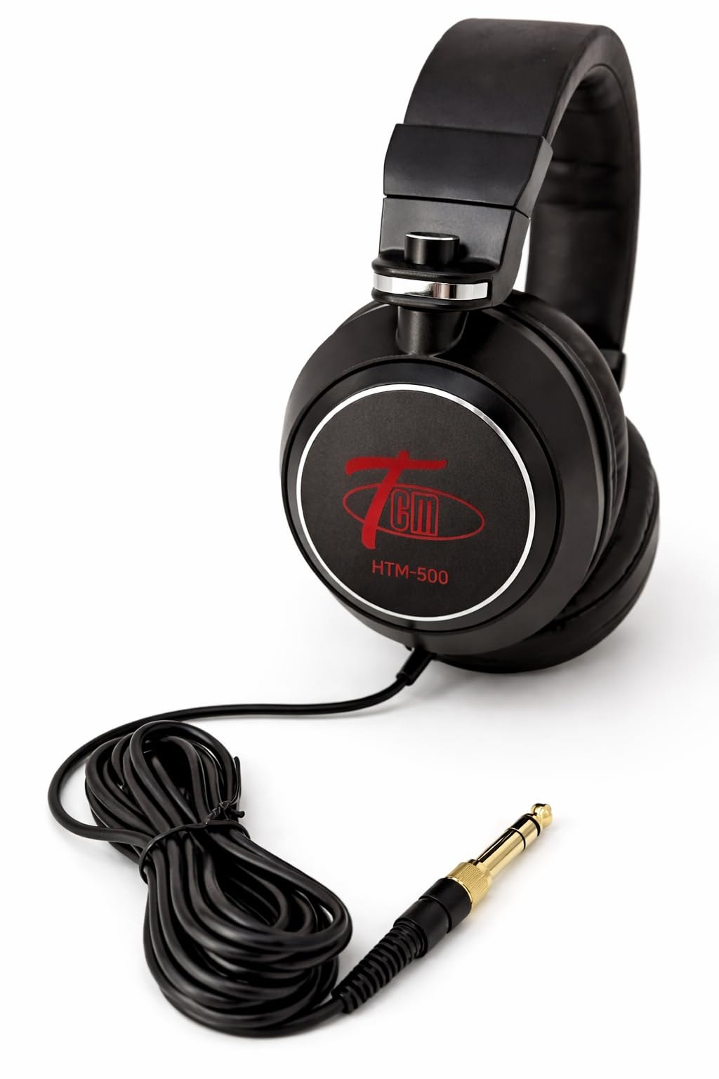 Auriculares Profesionales TCM500 Cerrados Supraaurales con Cable 3m, Driver 50mm, 32Ω, Alta Sensibilidad 100dB, Estudio DJ Monitoreo Audio Alta Fidelidad con Jack 3.5mm + 6.3mm