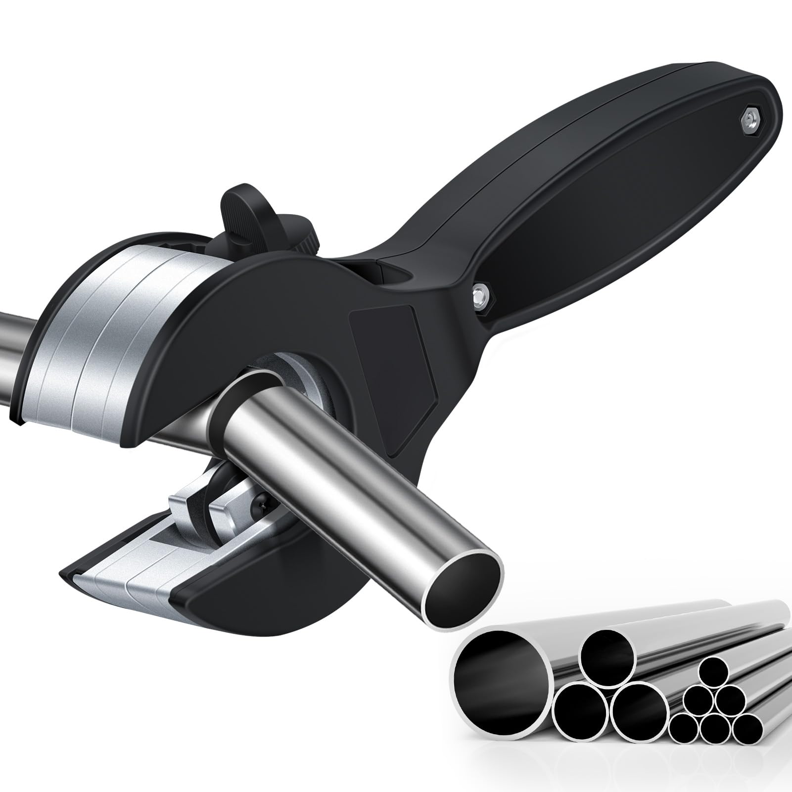 Ratcheting Tube Cutter - Heavy-Duty Pipe Cutter Tool for 8-29mm PVC/Copper/Aluminum Pipes | 2-in-1 Portable Design with Ergonomic Grip