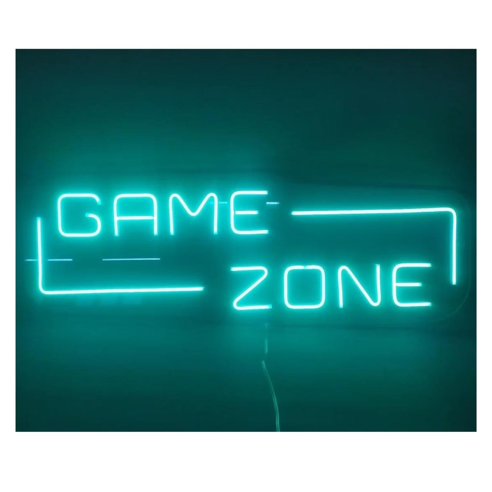 Lemst D Signs Lamp Game Zone Neon Sign Light Wall Ecor For Gamer Room Home Party Gaming Lover Hanging Wall Art Ecor Usb Powere Lamp 40Cmx14cm(D)
