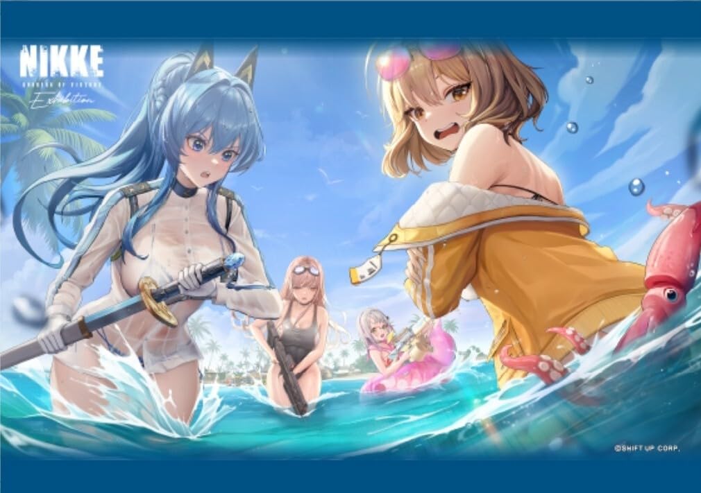 Amazon.co.jp: SEA YOU AGAIN A2タペストリー NIKKE展 Exhibition ニケ