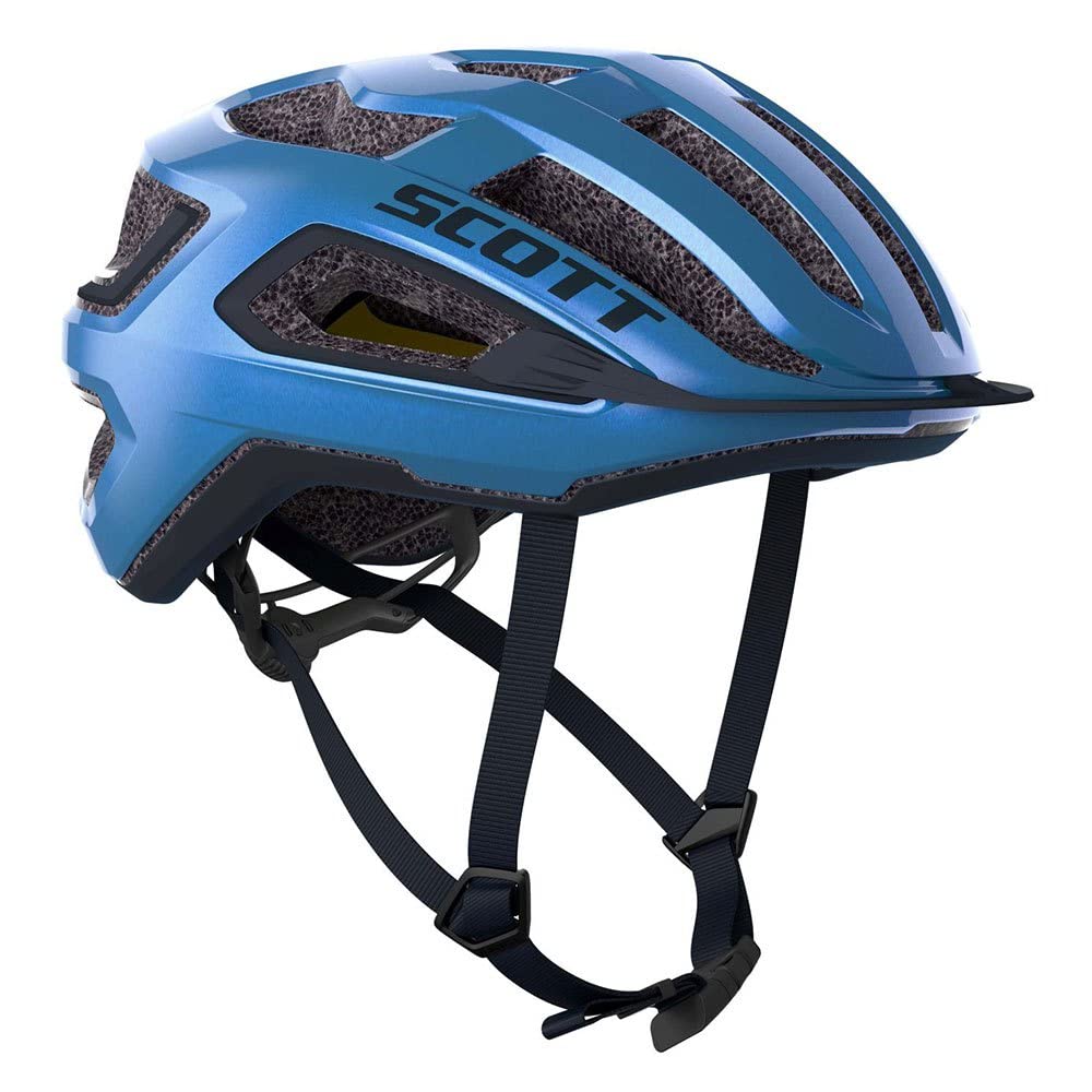 scott arx plus rennrad MIPS Fahrrad Helm Metal blau 2025: Größe: S (51-55cm) Sport & Freizeit Reifengröße:27.5
