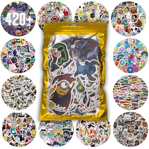 HNTR High Impact Sticker Pack with 400+ Designs Cover
