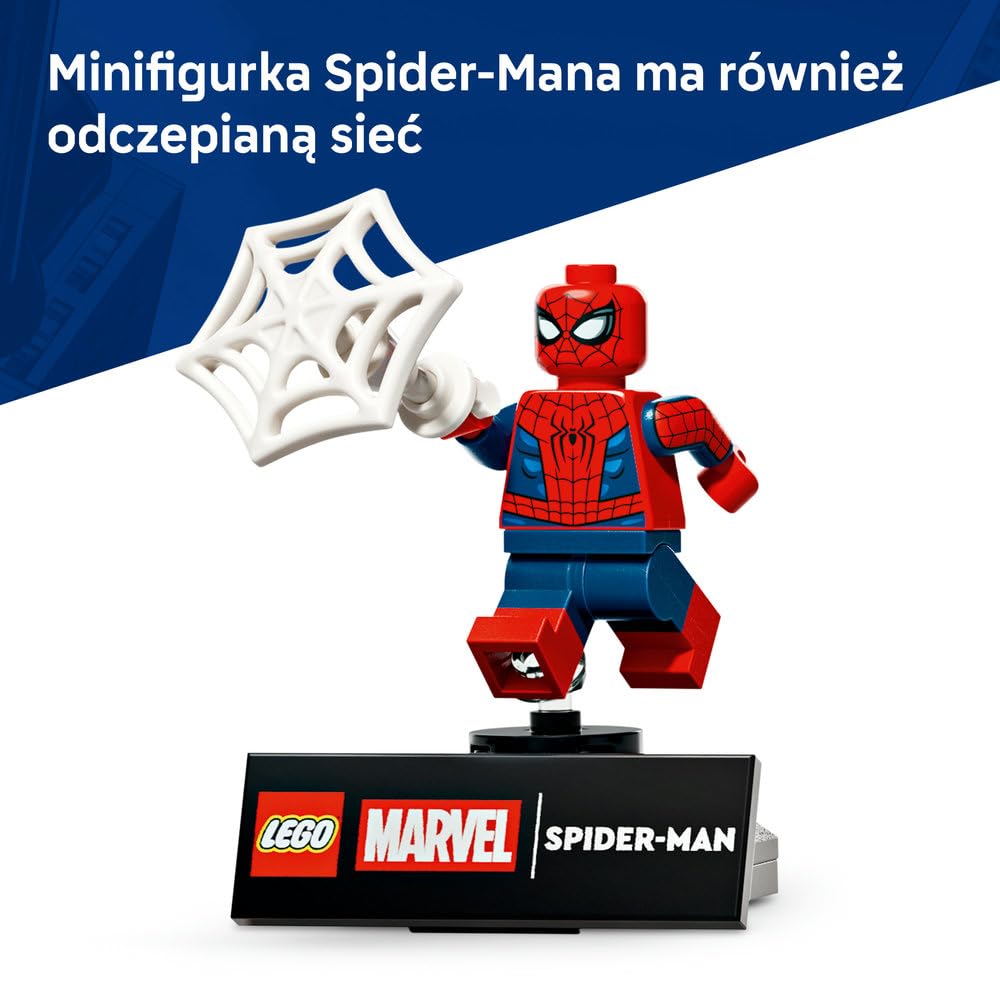 LEGO | Marvel Figurka Spider-Mana 76346 | Kolekcjonerska figurka, Spider-Man: Całkiem nowy dzień, prezent dla fana Marvela 12+, zestaw klocków, 813 elementów