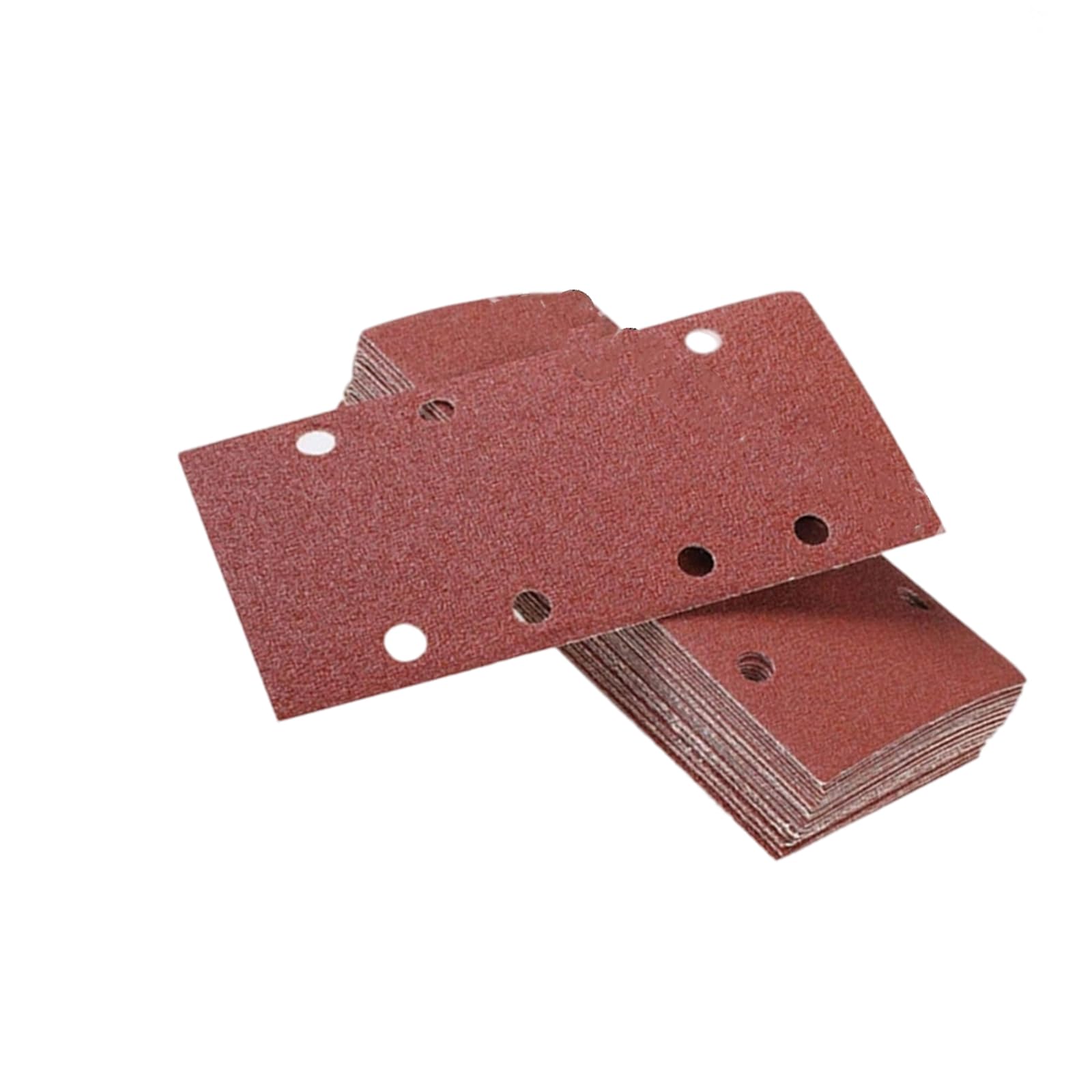 Multipurpose 185x93mm Flocking Sandpaper Sheets 8 Hole Design Abrasives for DIYer Projects Smooth Finishing Flocking Sanding Discs