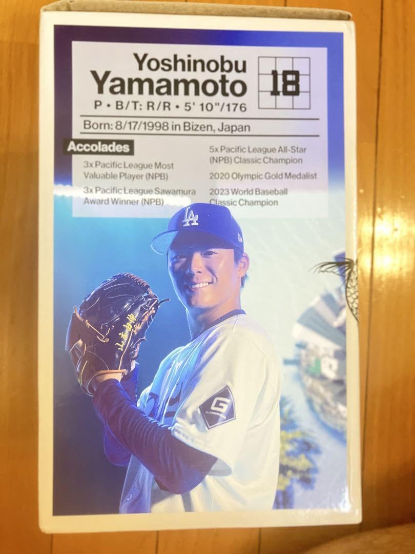 Amazon.co.jp: ドジャース記念グッズ 山本由伸のボブルヘッド : おもちゃ
