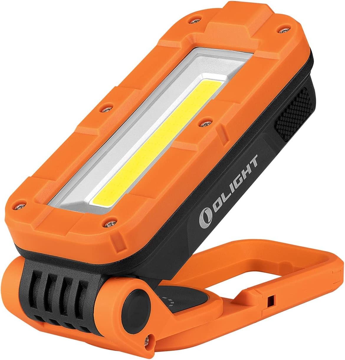 OLIGHT Swivel Pro COB Work Light, 1100 Lumen Rechargeable LED Work Light, 180° Rotate and 150° Adjustable Flashlight with Magnetic Base/Hook,White&Red Light Modes for Car Repair, Work, Emergency Use