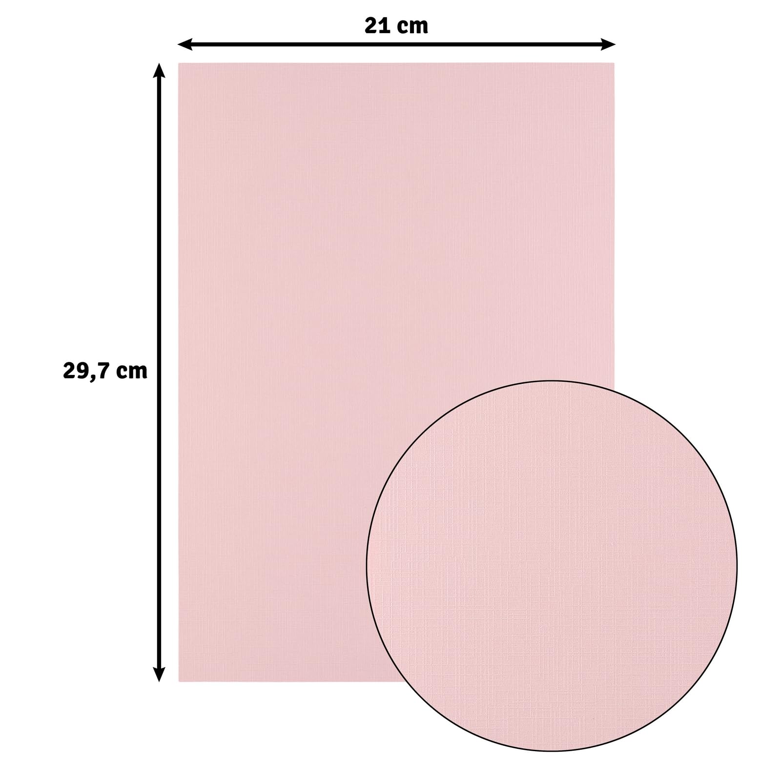 Florence Papier Cartonné Lin Blanc 250g A4 - 10 Feuilles Scrapbooking Invitations