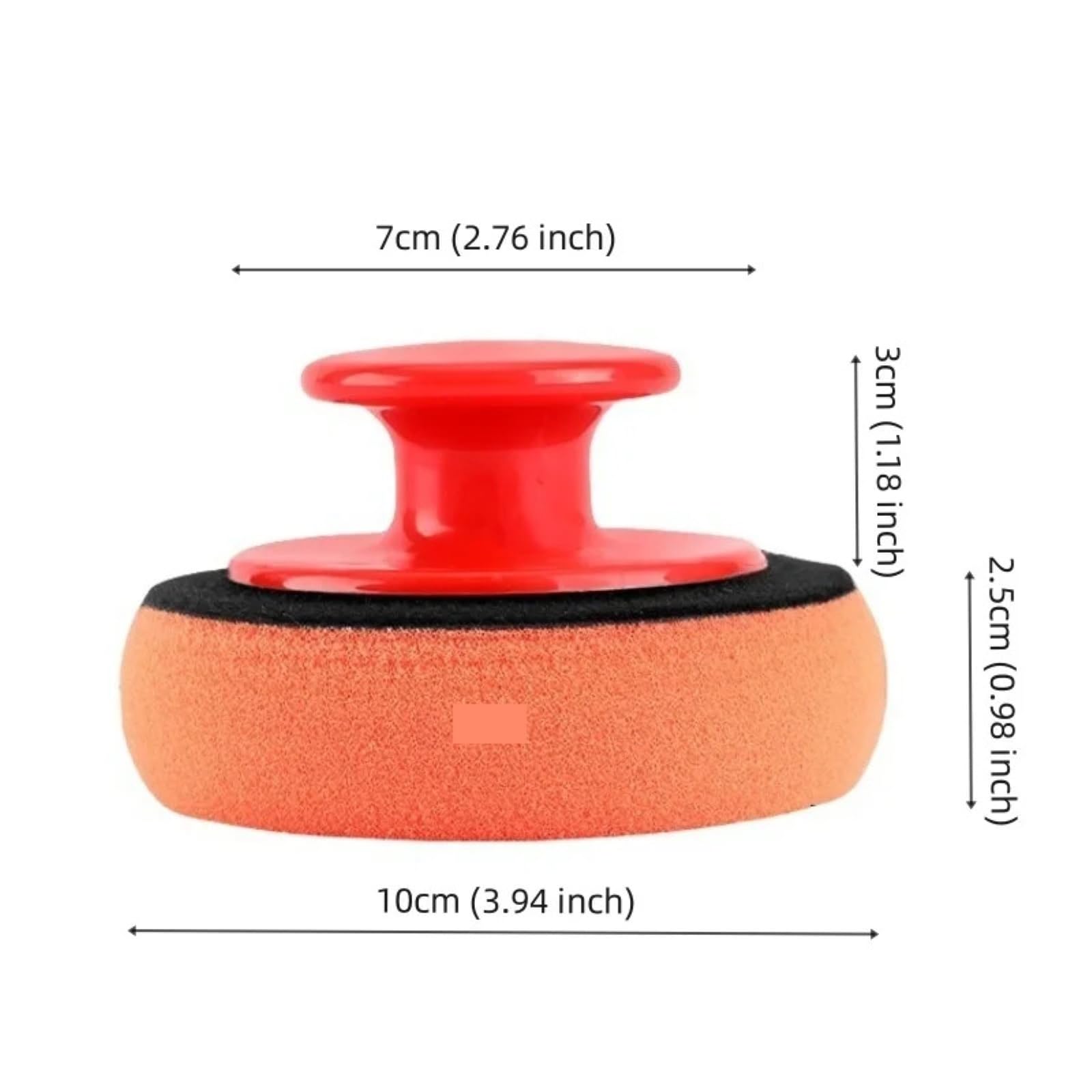 1/5pcsCar Specific Waxing Sponge With Handle