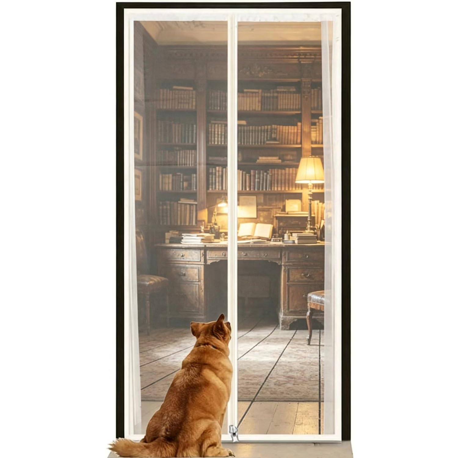 Cat Screen Door For Pets - Scratch-resistant Insect Protection Net For Balcony And Patio Doors Without Drilling(85x210cm)