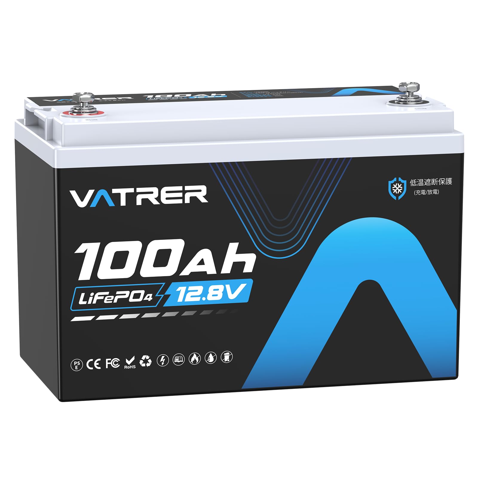 キャンピングカー アウトドア Lifepo4 12v100A Amazon | VATRER POWER バトラー LiFePO4 12V 100Ah リン酸鉄