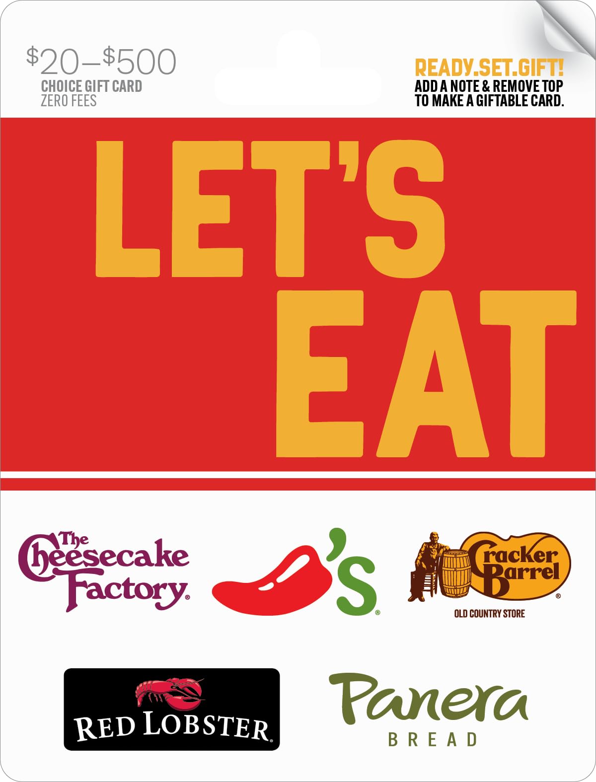 Happy Let's Eat Gift Card $25 25 Let's Eat: 50 Let's Eat