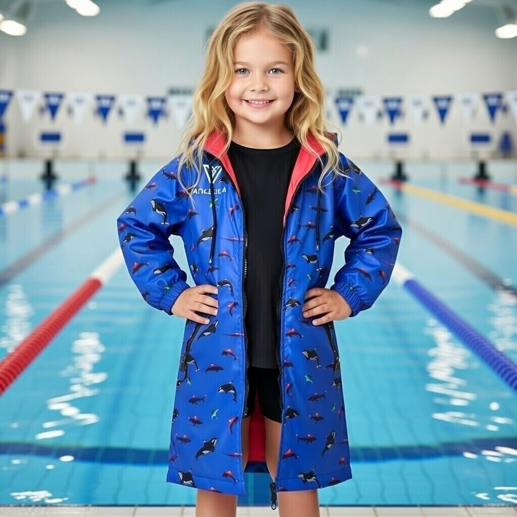 Kids Swim Parka - Image 3