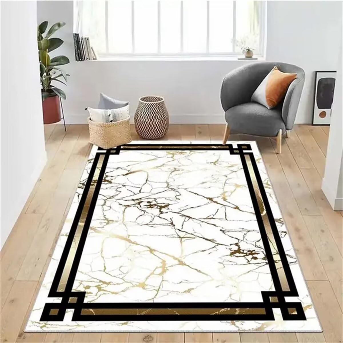 Tapis tissé à plat 40x60cm pour entrée et couloir