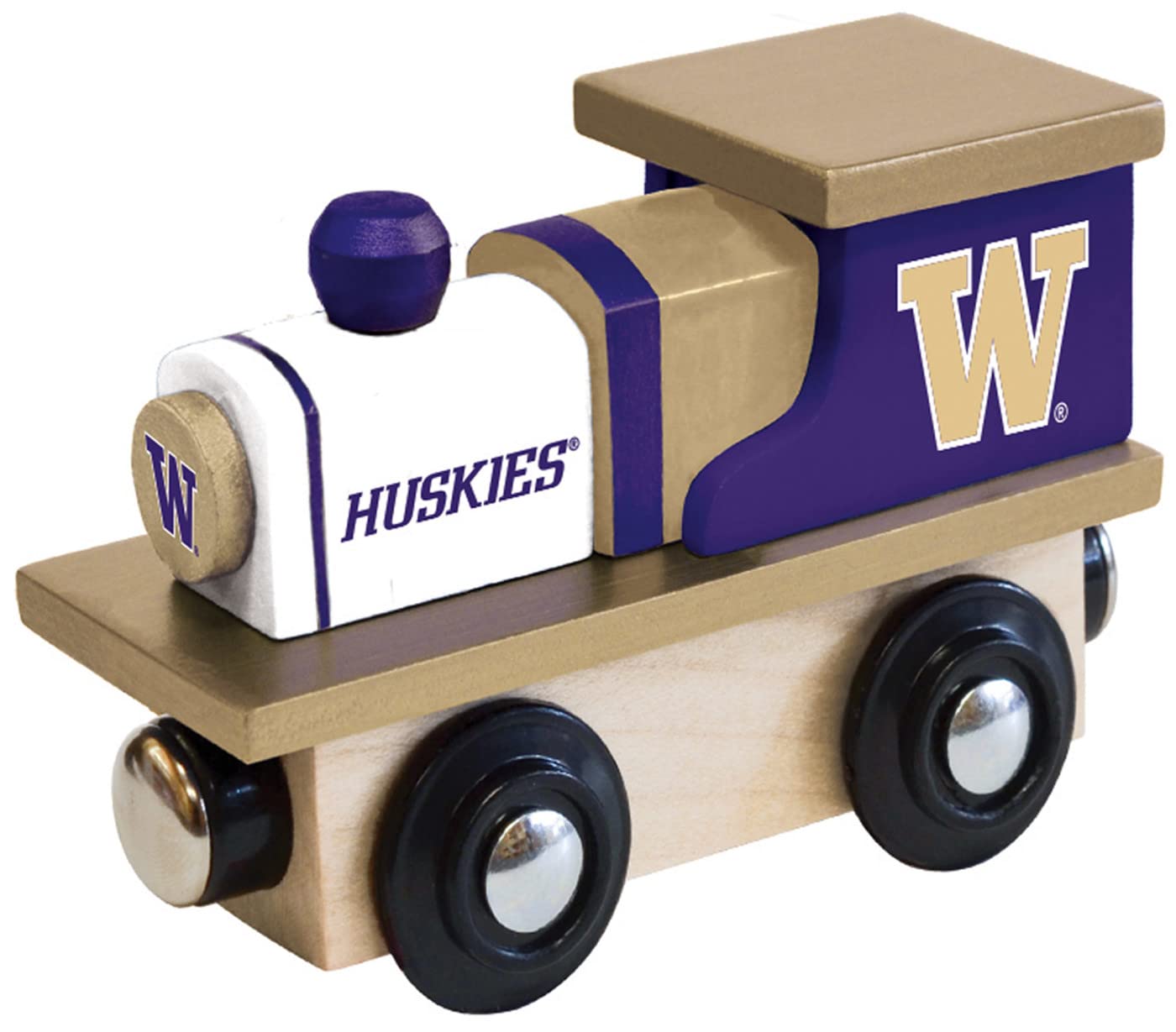 MasterPieces NCAA Washington Huskies Real Wood Toy Train Engine