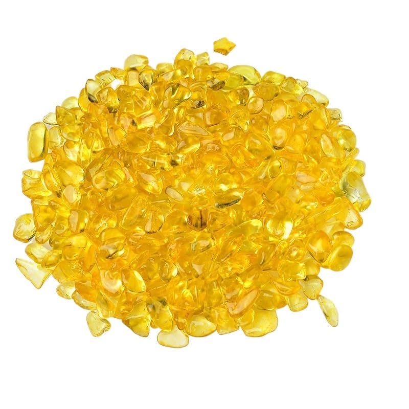 Grava Decorativa para acuarios, Difusor de aceites Esenciales de Grava de Cristal de 5-12 mm for peceras y macetas. Paisajismo.(5-7mm1000g)