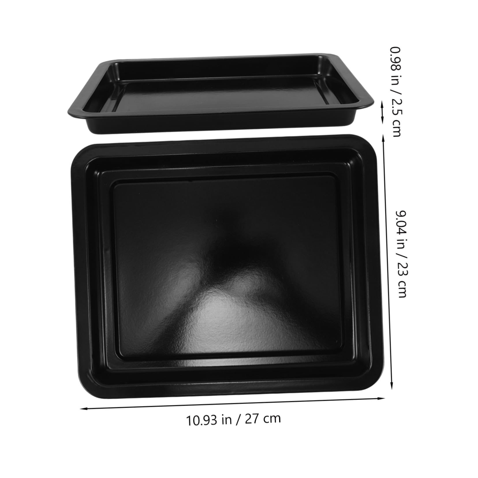 Zerodeko Plaque de Cuisson en Fer, Plateau de Four Multifonctionnel pour Gâteaux et Pains, Facile à Nettoyer, Résistant à L’usure, pour Four