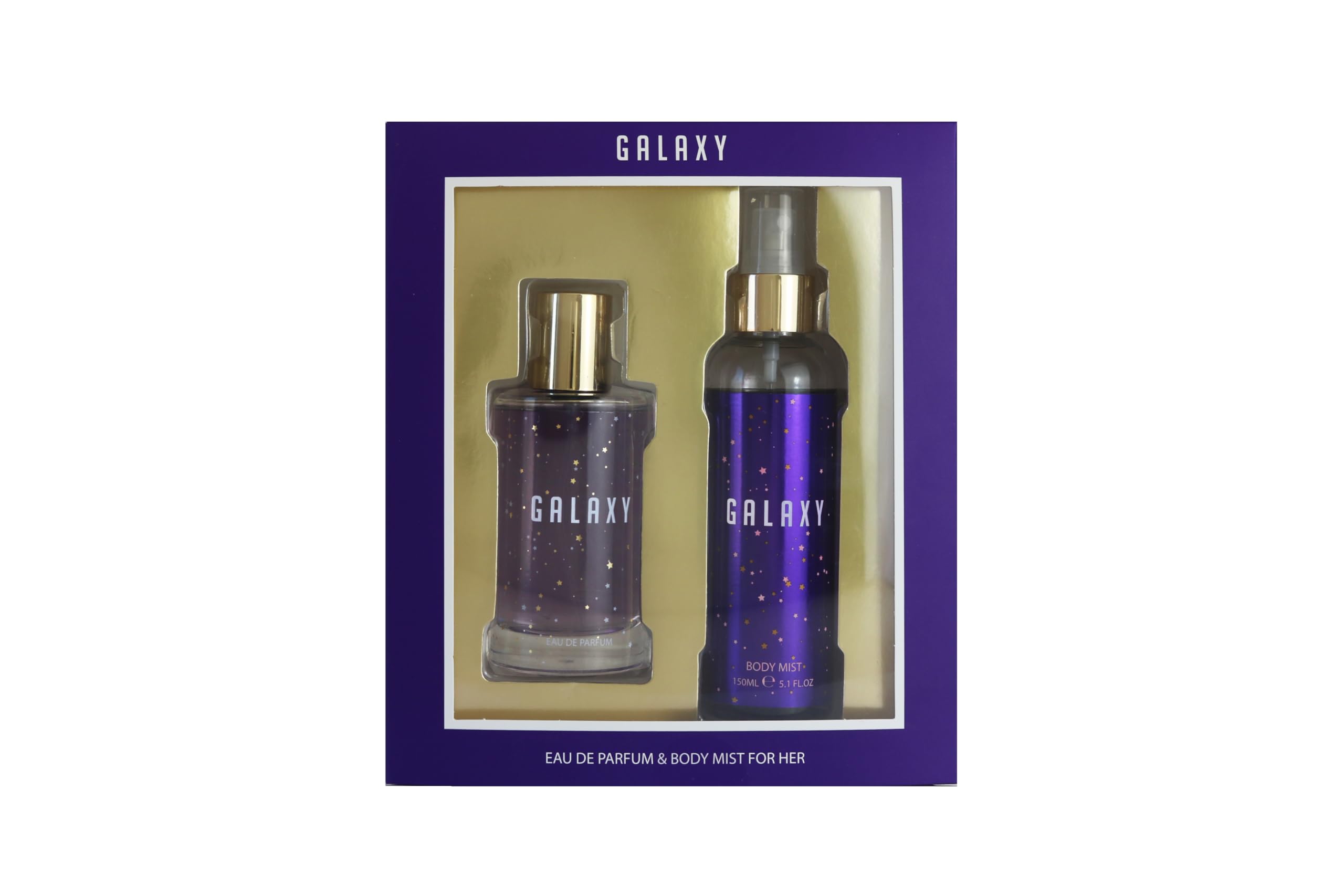 Galaxy - Women's 2 Piece Gift Set - 100ml EDP & 150ml Body Mist - By Laurelle London