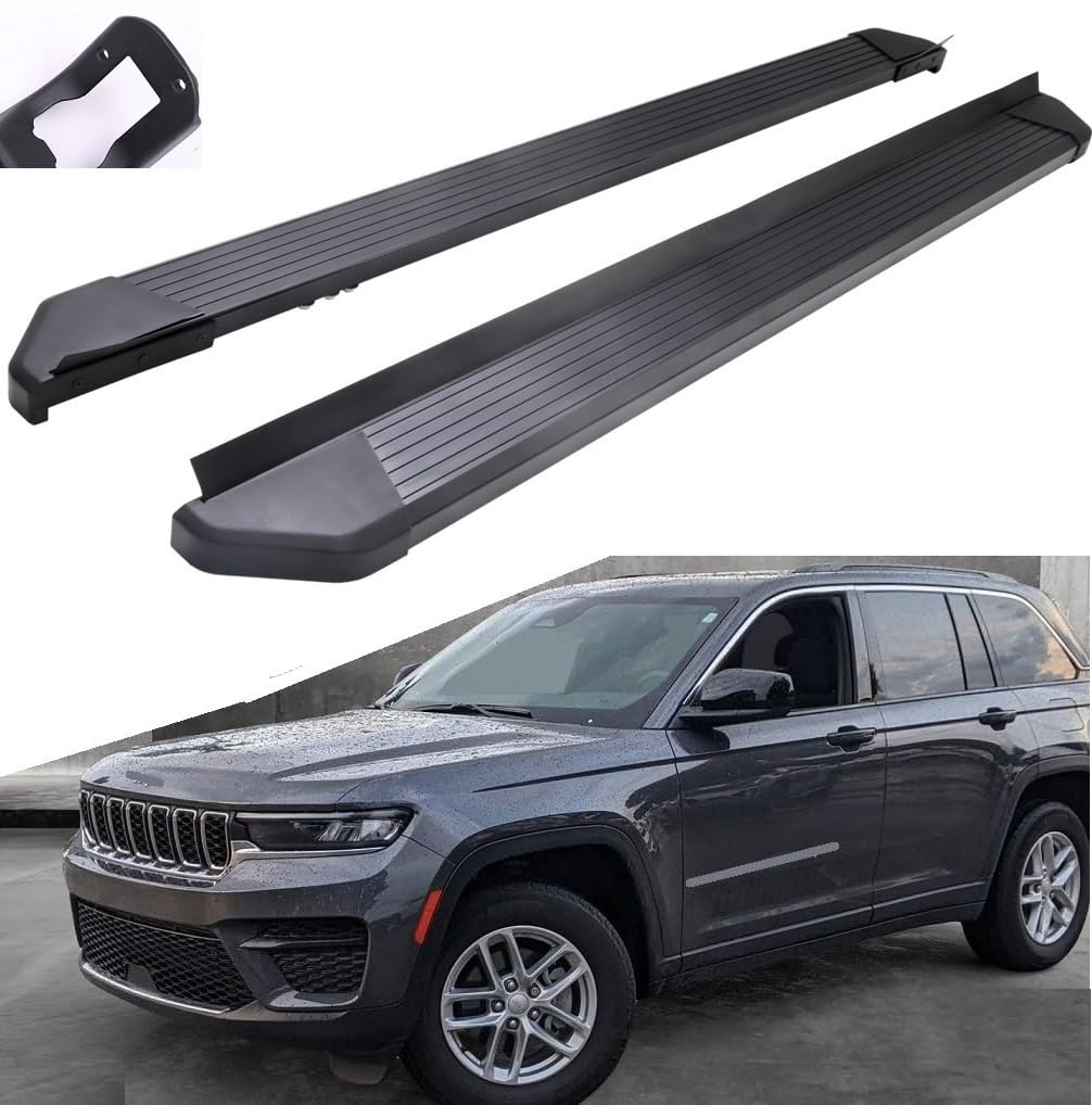 Aluminum Step Bars for 2022 2023 2024 2025 2026 Jeep Grand Cherokee 2-Row Running Boards Side Steps nerf bar Pedal Accessories