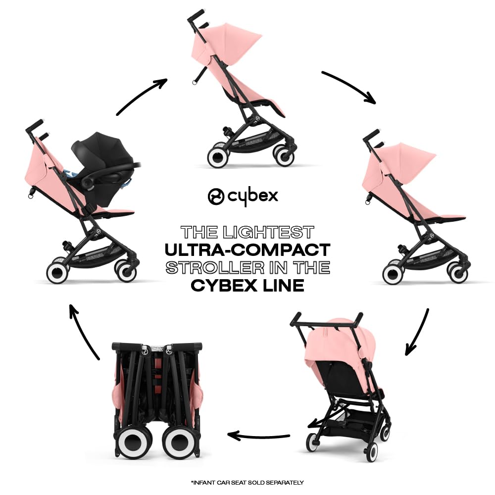 Cybex Libelle Lightweight Travel Baby Stroller with Ultra Compact Carry