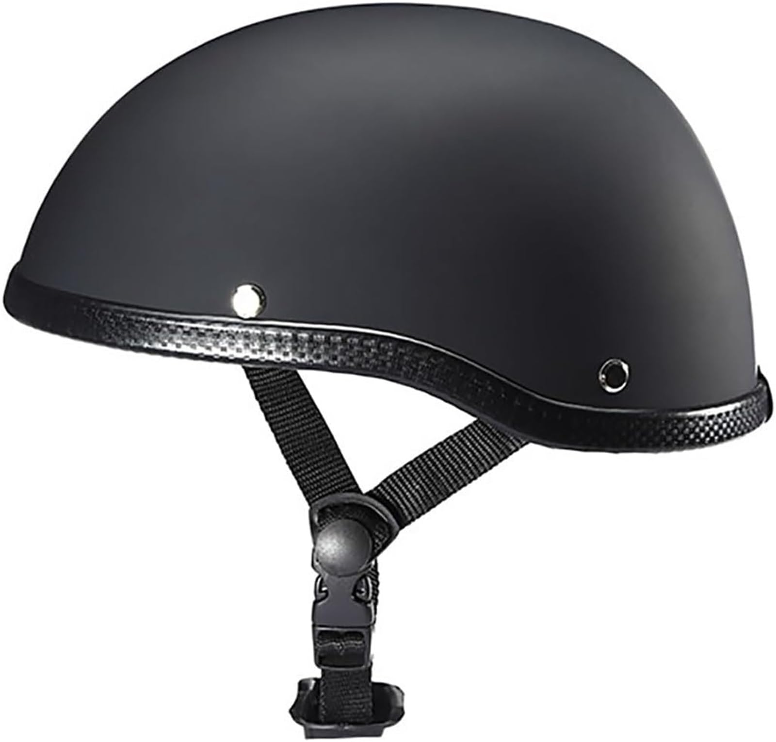 Ultra-Thin Beanie Motorcycle Retro Half Helmet Novel Open Face Cool Skull Cap Men Women Bike Helmet DOT Approved Adult Small Half Shell Helmet for