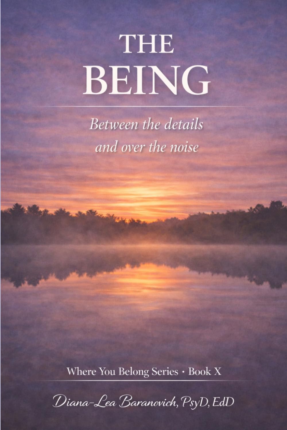The Being: Between the details and over the noise (Where You Belong Series: Book I)
